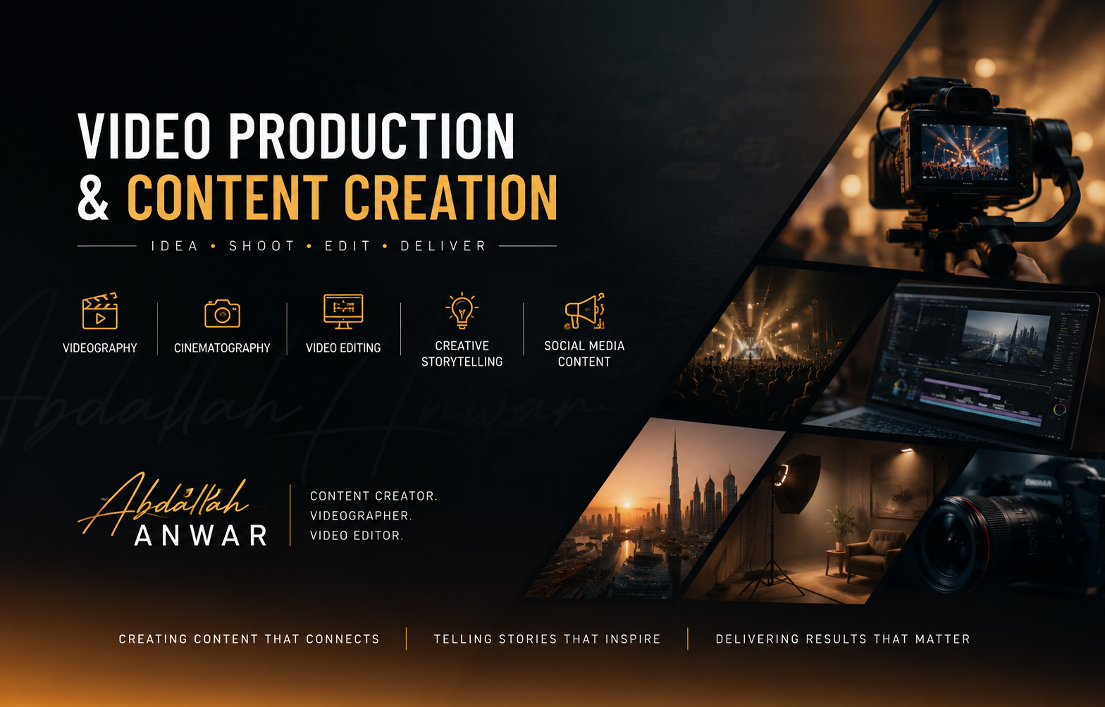 Videography, Video Editing & Content Creation featured image